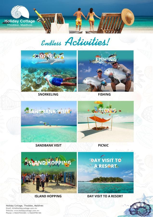 Holiday Cottage Thoddoo, Maldives Dış mekan fotoğraf